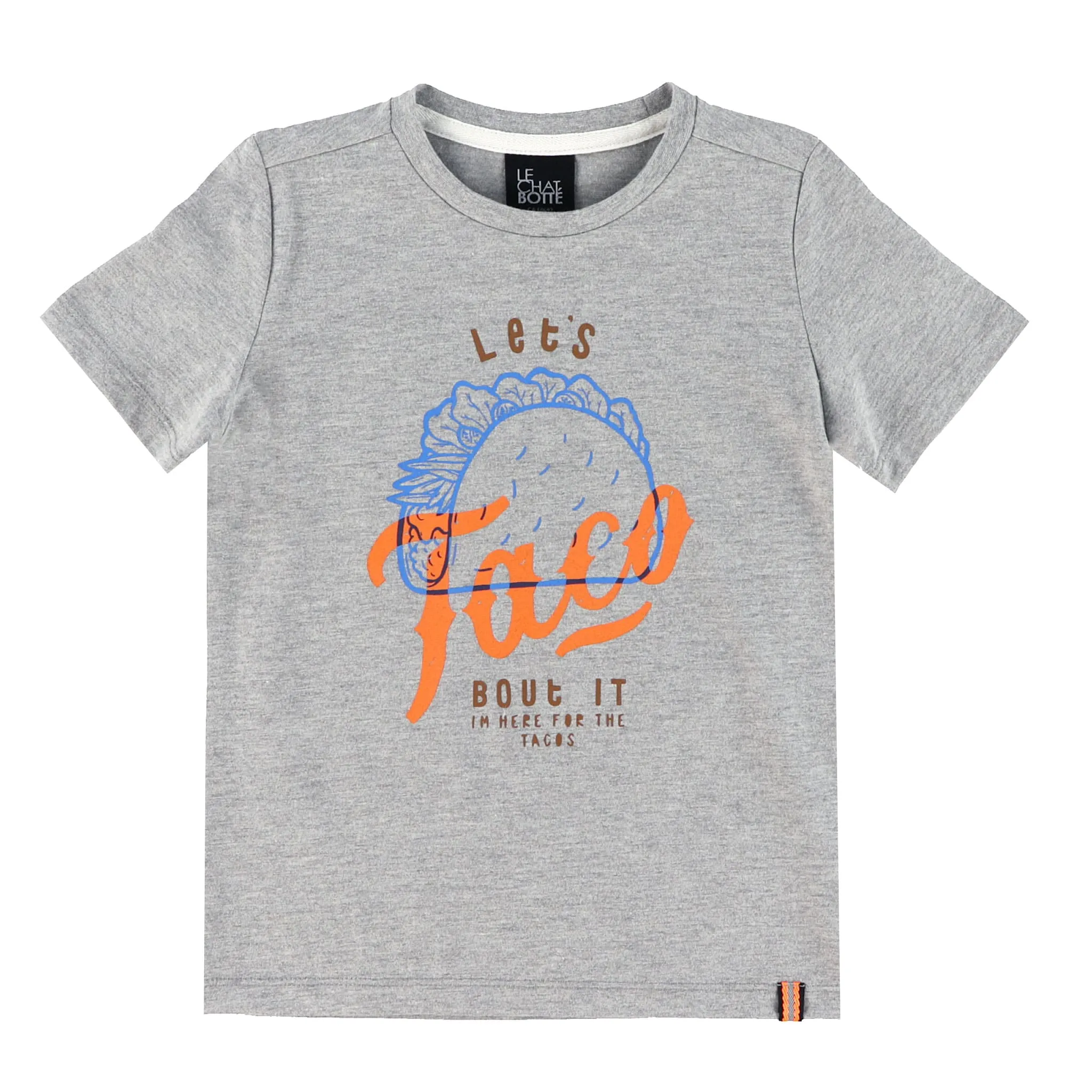 Chat Botté T-shirt Imprimé Taco 2-8ans