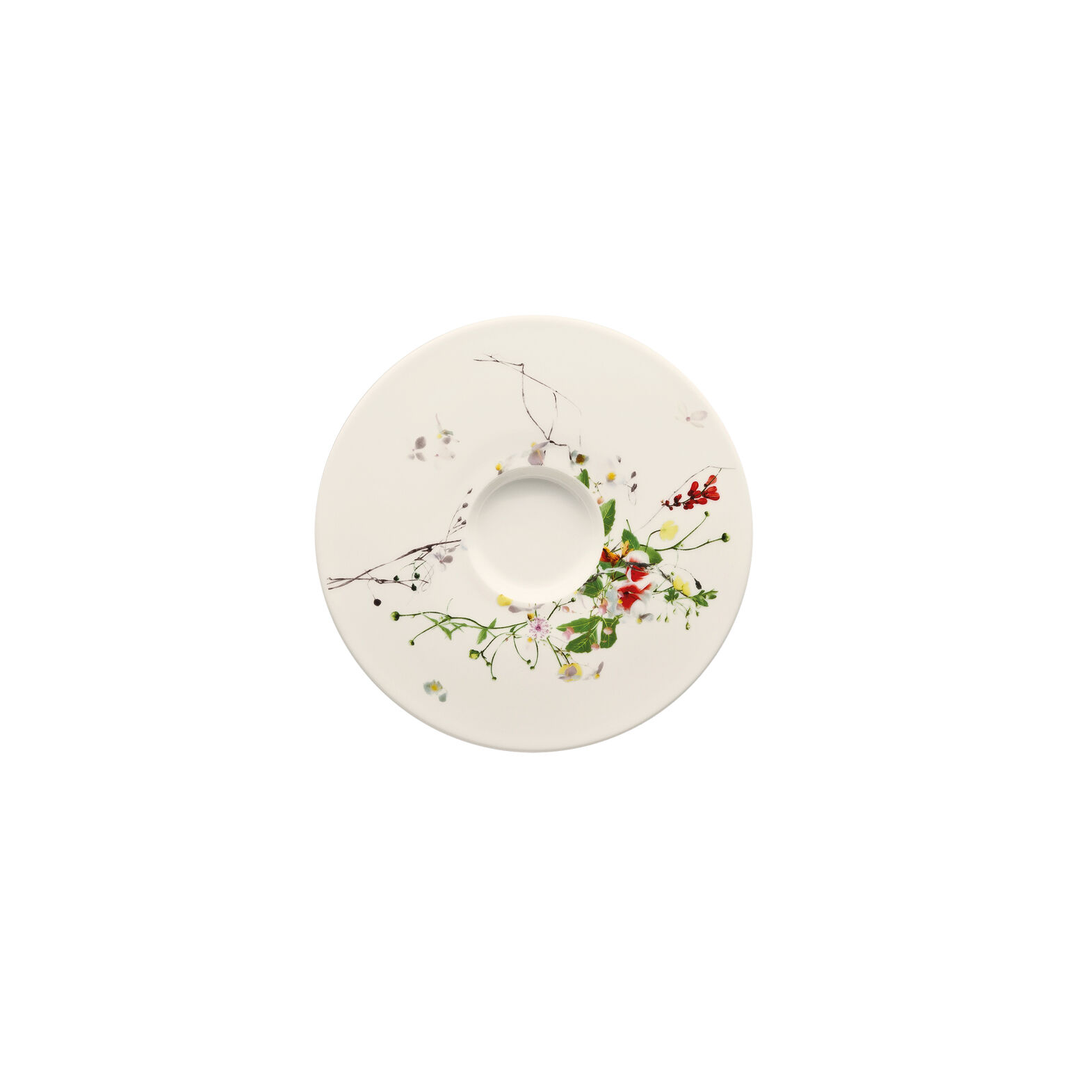 Brillance Bone China Fleurs Sauvages Kaffee-Untertasse