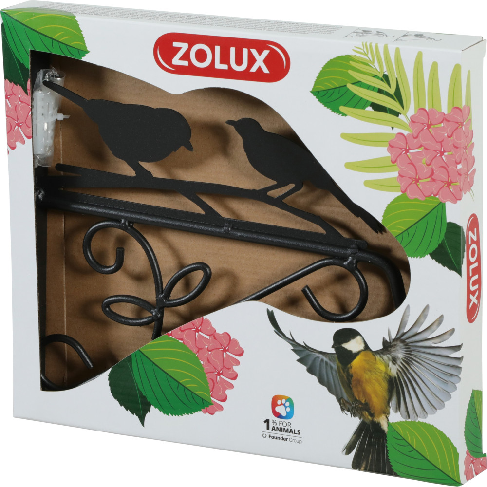 Support mural oiseaux pour nourriture oiseaux