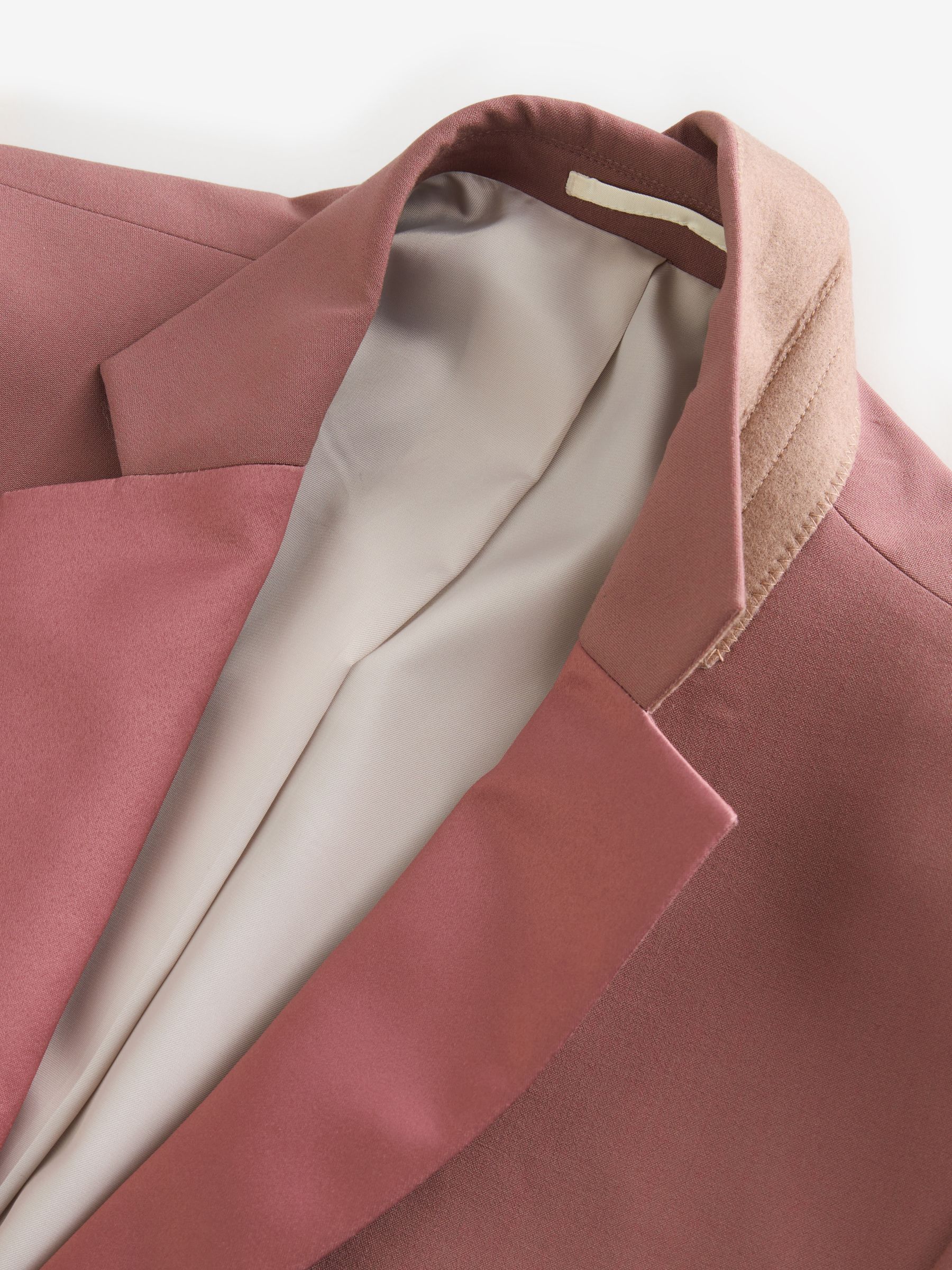 Roze - Slim fit smokingjasje