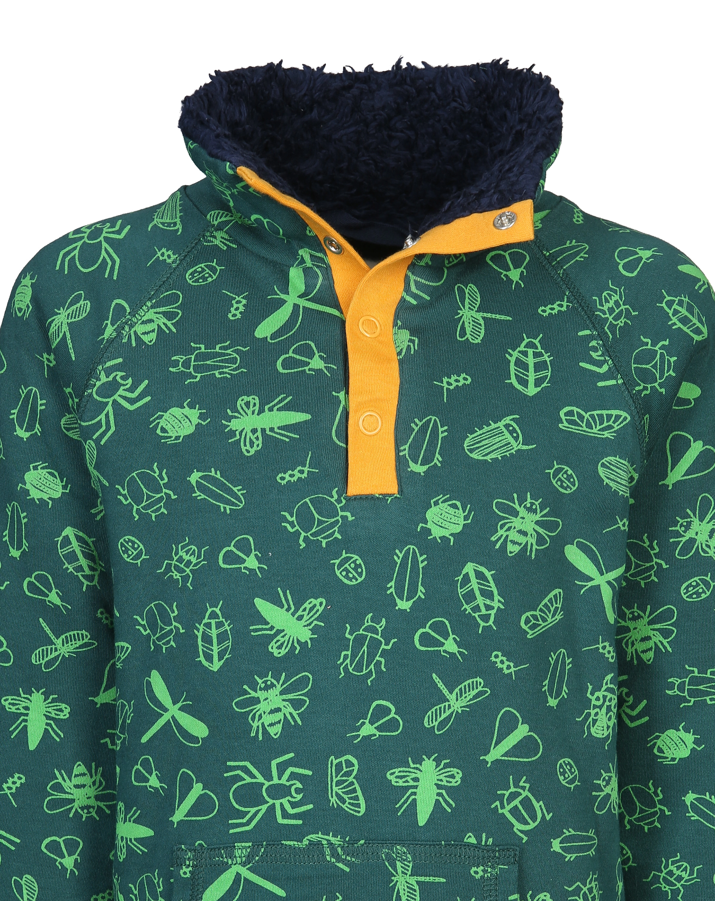 Pullover SNUGGLE - CREEPY CRAWLIES in grün