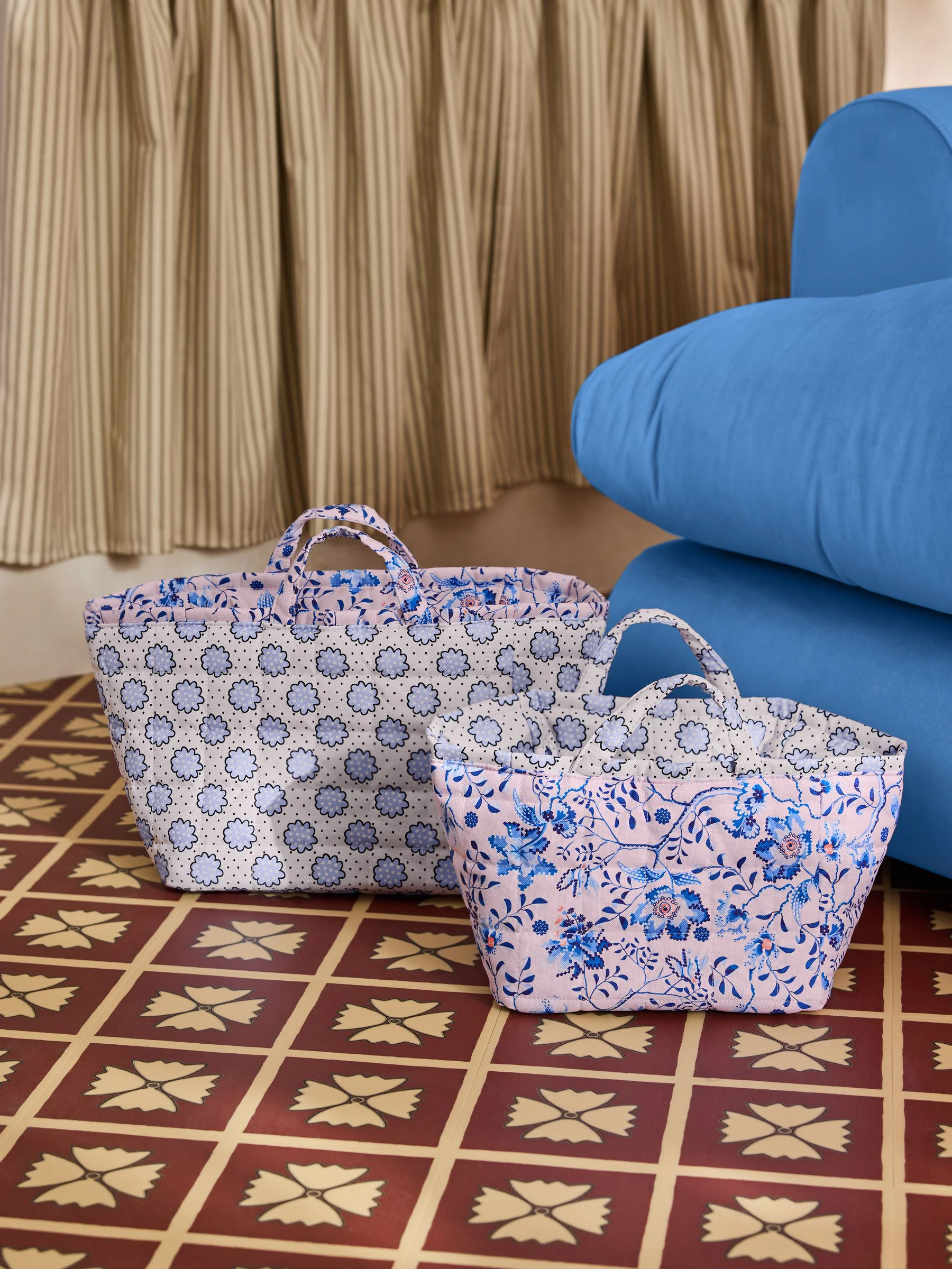 Cath Kidston Set of 2 Quilted Storage Bags