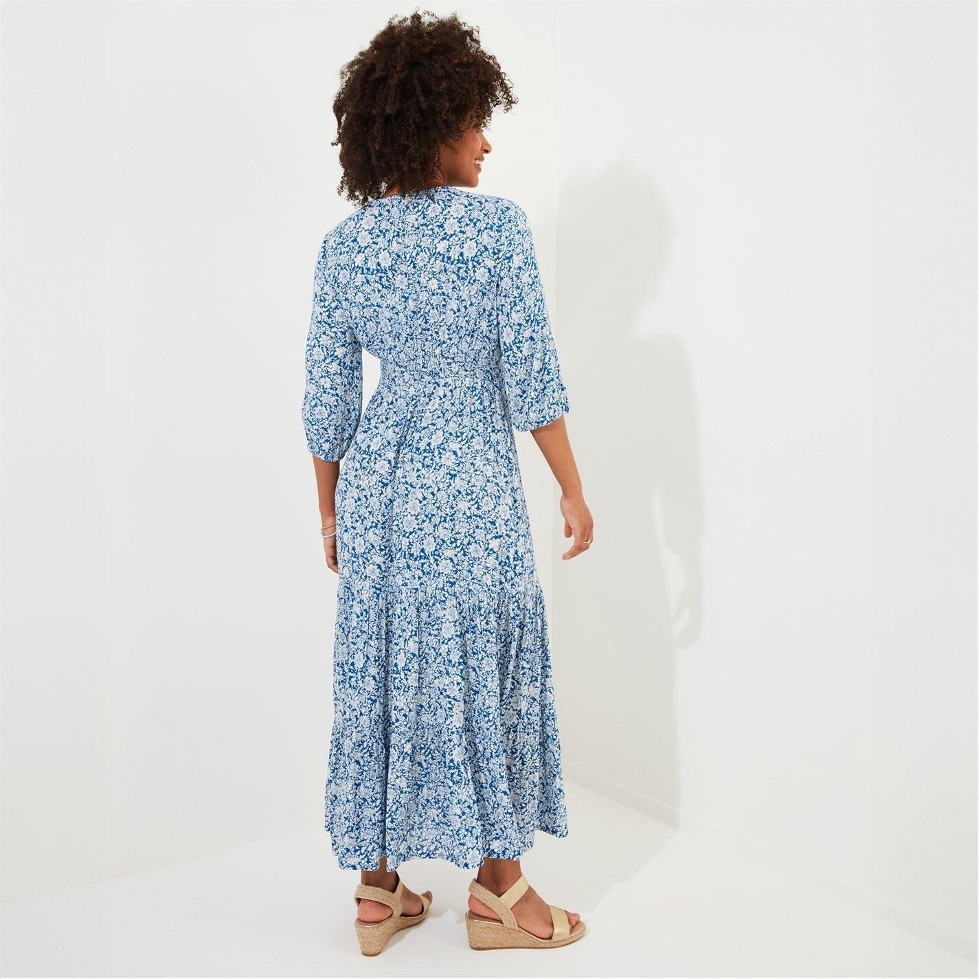 Joe Browns Studio Joe Brown Wrap Blue Dress