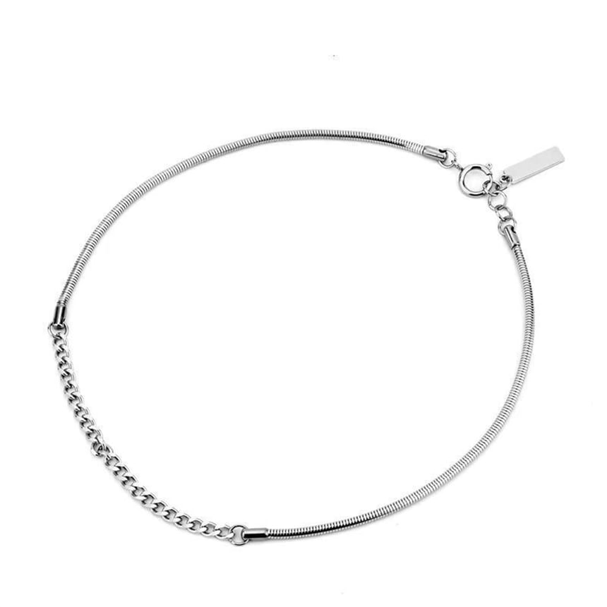 PANGU - Ketting met slangenhalsketting / armband