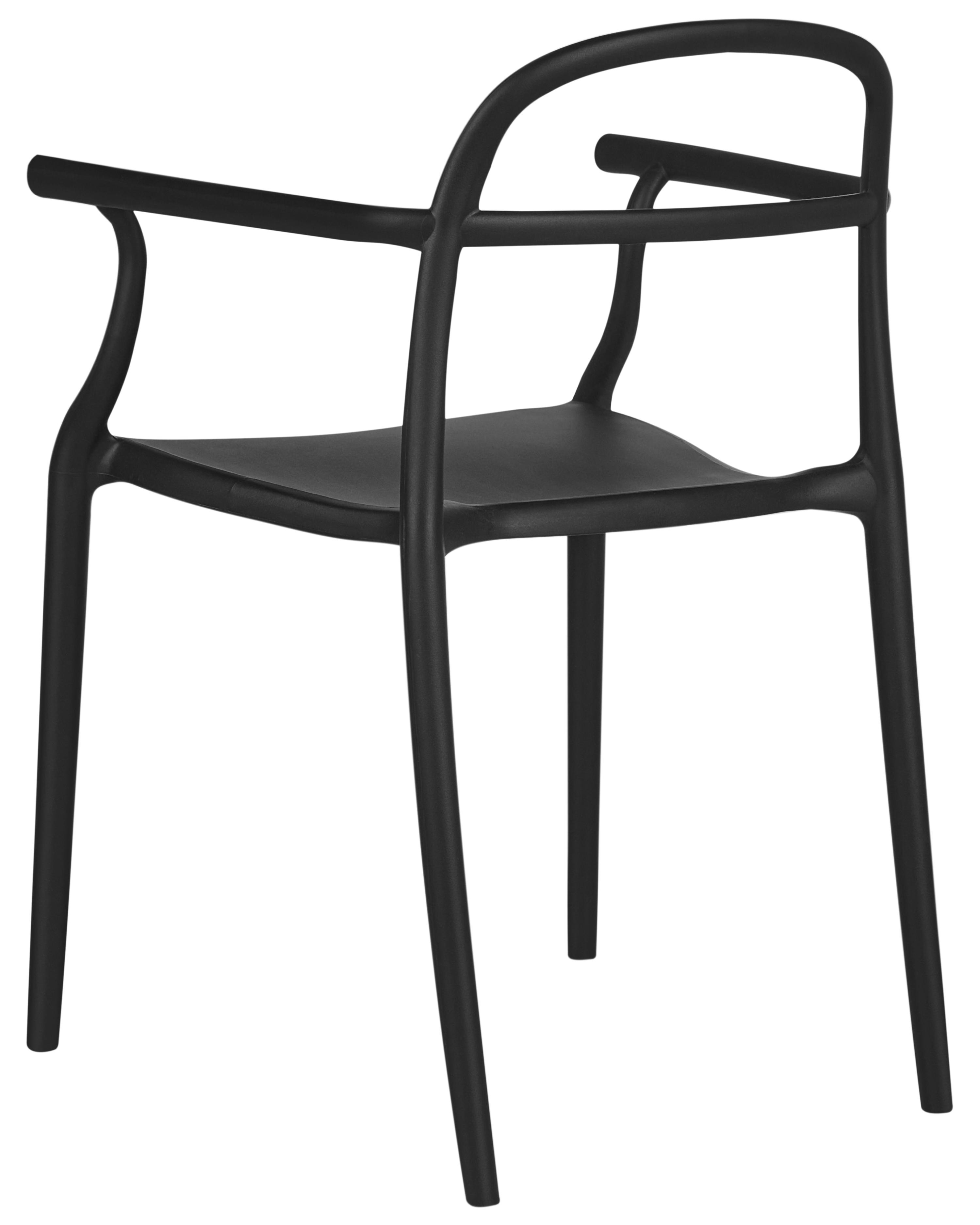 Set van 2 tuinstoelen VIDOR Zwart