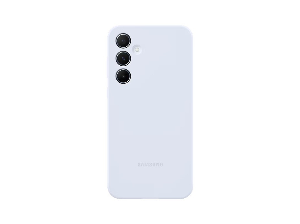 CAPA SILICONE SAMSUNG A55 AZUL CLARO