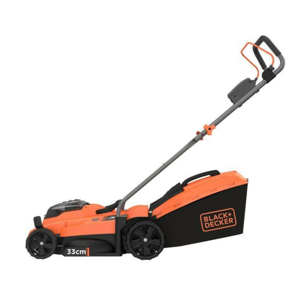 Tondeuse sans fil black & decker bcmw3318l2-qw - 33 cm - lithium 2x18v - livrée avec 2 batteries 18v 2,5ah et 1 chargeur