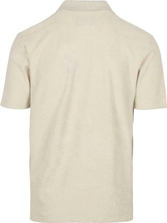Marc O'Polo Poloshirt Riva Terry Cloth Ecru 524213453218-161 kopen