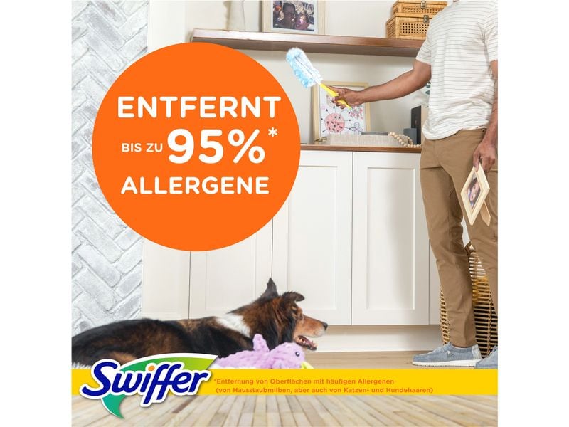 Swiffer Staubmagnet 9 Stück, Blau Nachfülltücher-Set