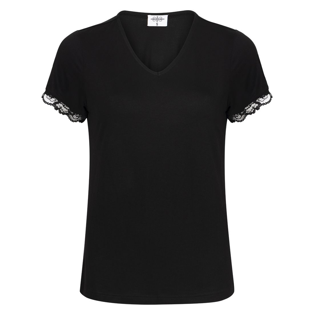Pyjamas med korte ermer og trekvart bukse Lace