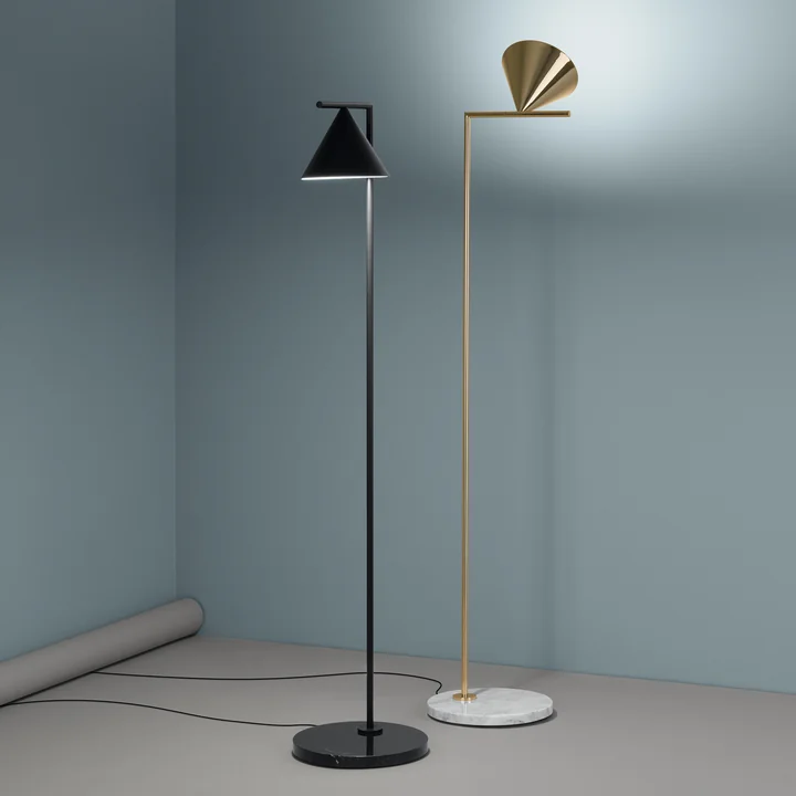 Flos - Captain Flint LED-Stehleuchte, messing