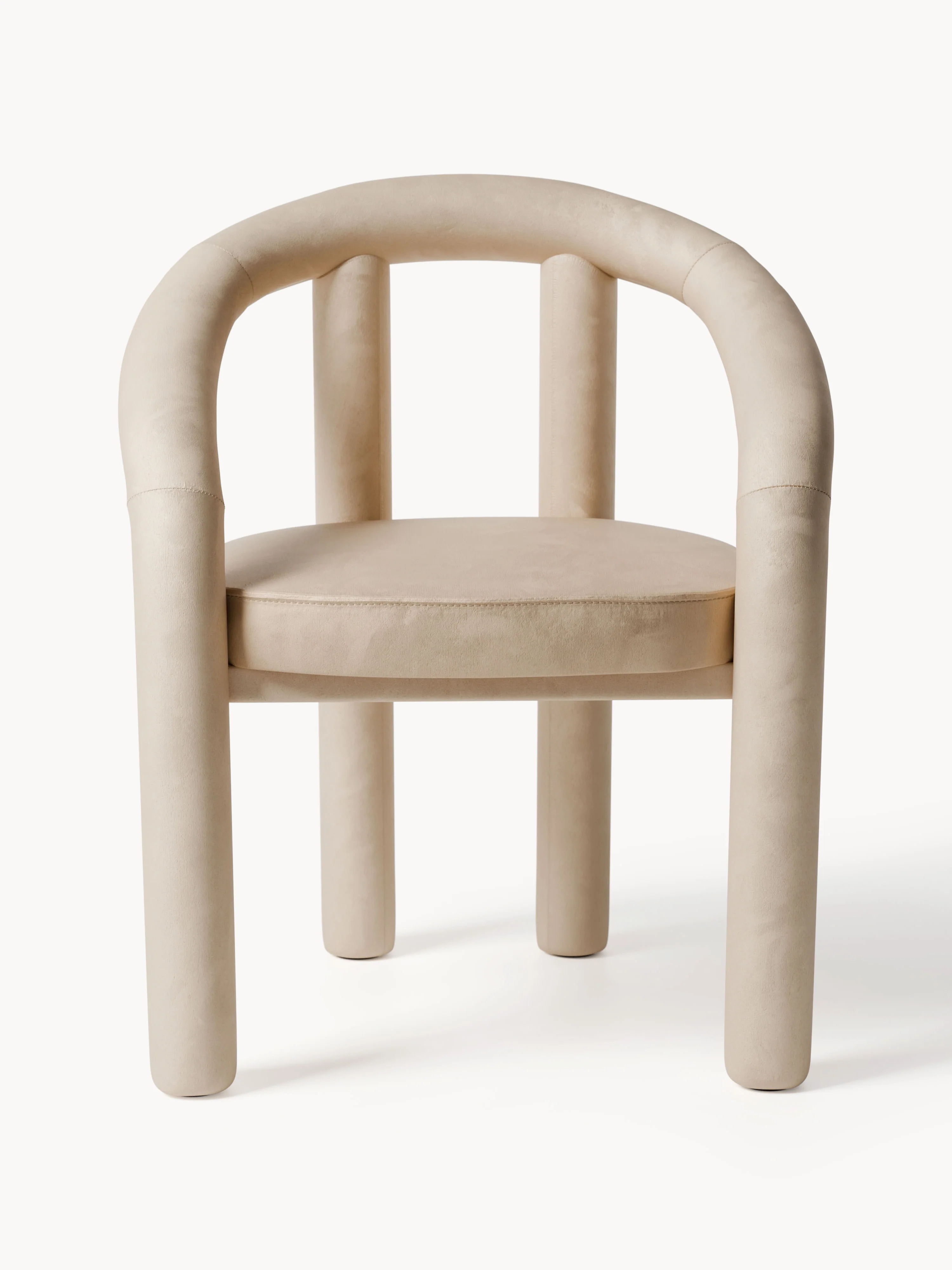 Fluwelen armstoel Calan 2