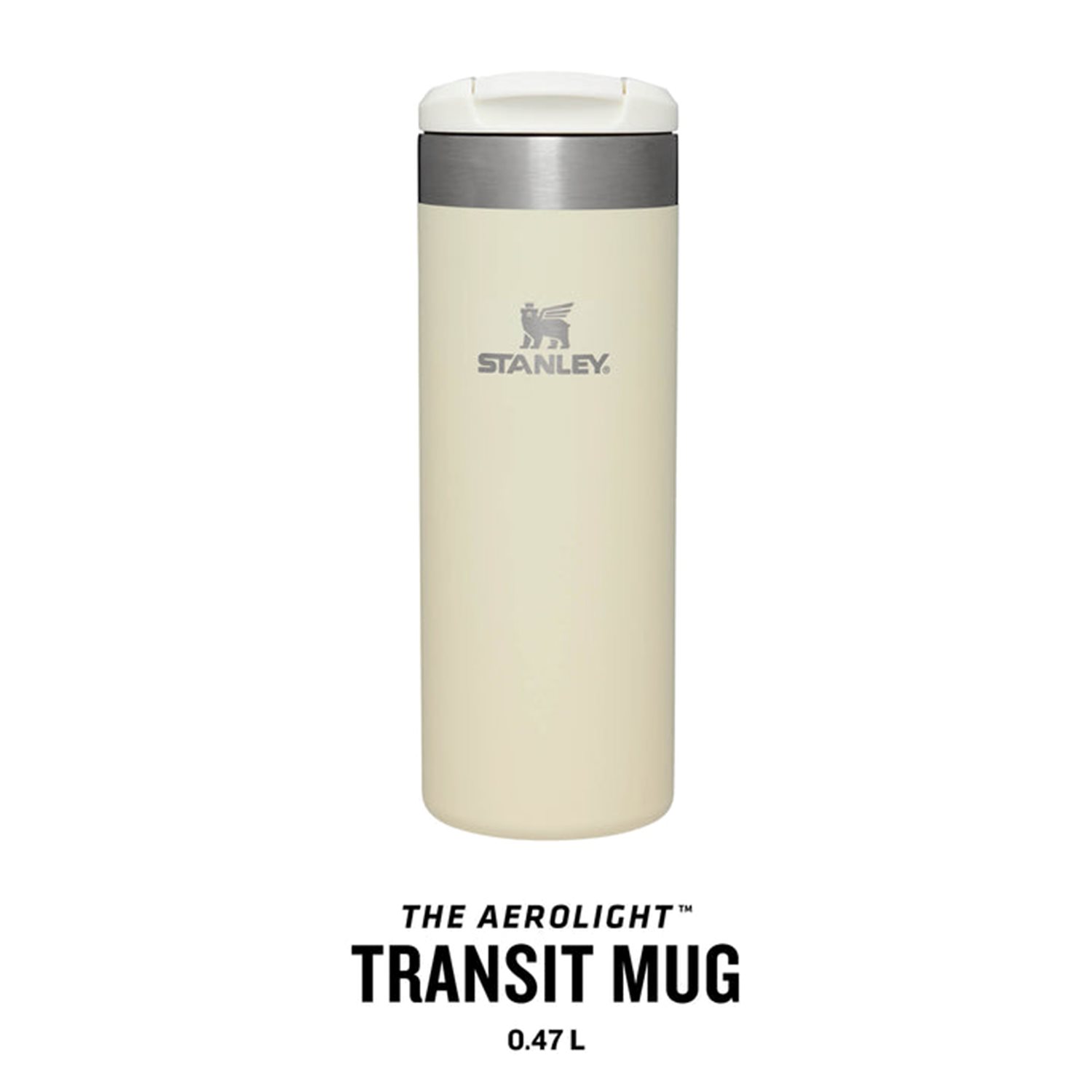 Stanley The AeroLight Transit Mug 0.47L cream metallic