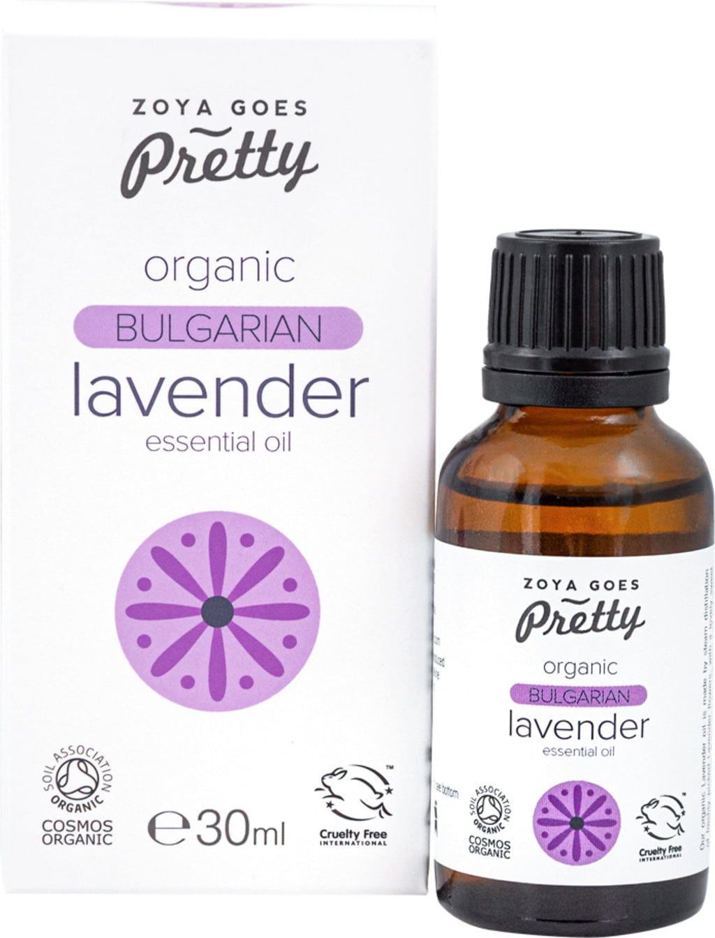 Zoya goes pretty  Organic Bulgarian Lavender Essential Oil, 30 ml
