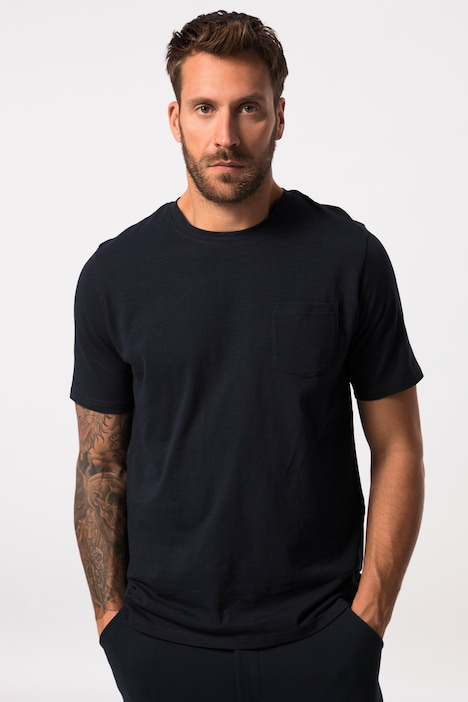 T-Shirt, Halbarm, Flammjersey, Rundhals, bis 8 XL