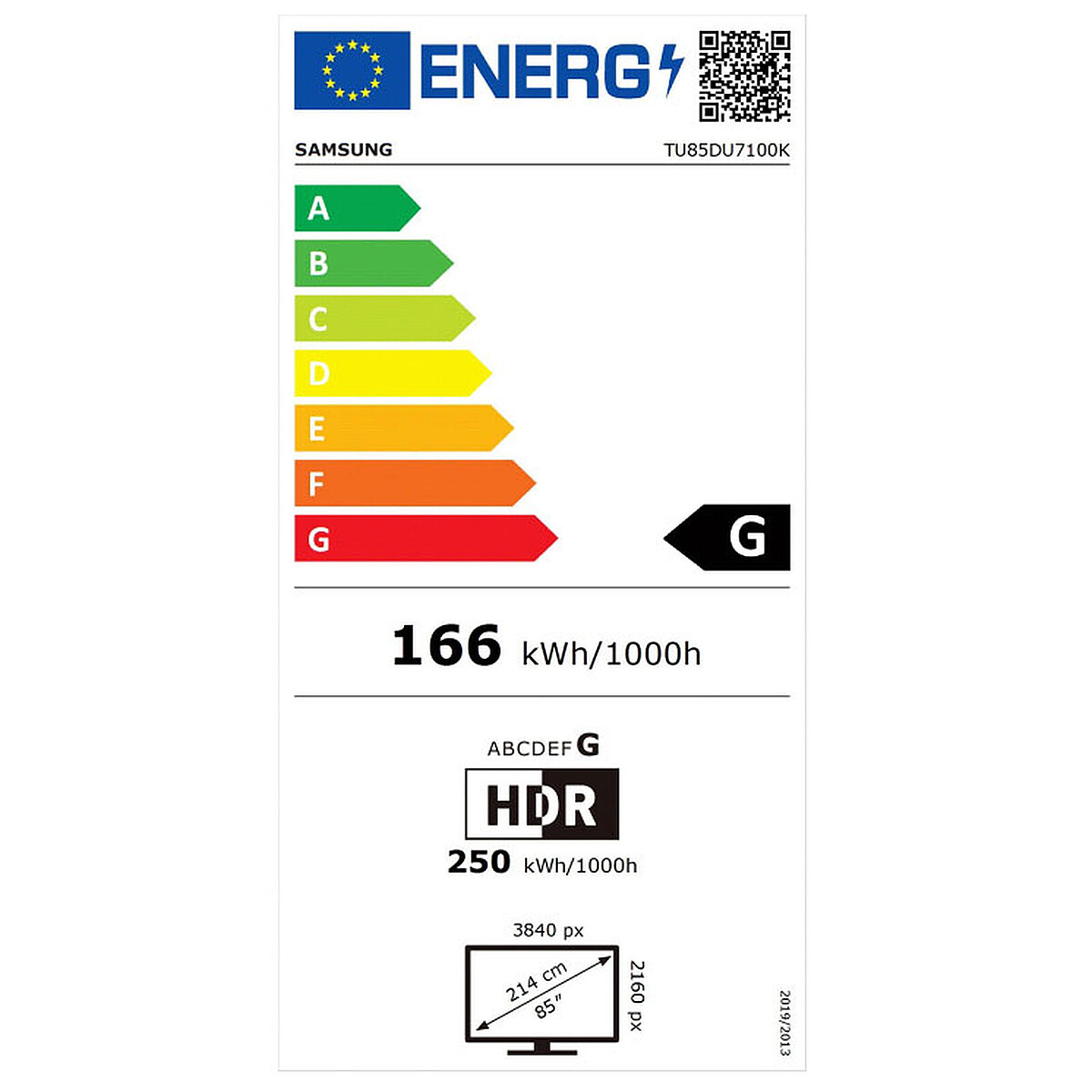 Samsung LED TU85DU7100K