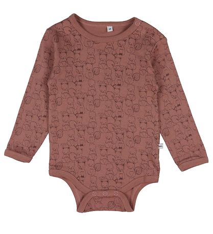 Pippi Baby Bodyer l/æ - 4-pak - Burlwood