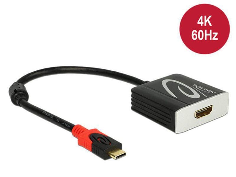 Delock Adapter USB Typ-C – HDMI 4K 60 Hz Adapter USB Typ C Stecker zu HDMI Buchse
