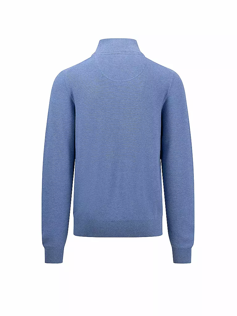 FYNCH HATTON Troyer Pullover hellblau