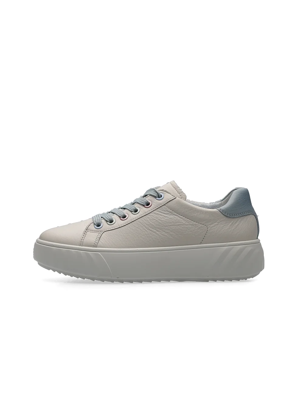 Sneaker Monaco cream aqua