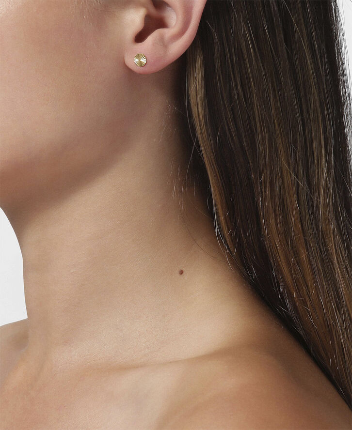 Jane Kønig Reflection Round Stud, gold-plated sterling silver 221