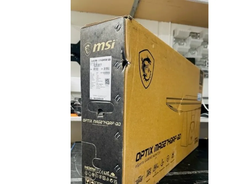 [OUTLET] - MSI Optix MAG274QRFDE-QD 69 cm (27 Zoll), LED, Rapid IPS-Panel, WQHD, 165Hz, 1ms, NVIDIA G-Sync Compatible, DisplayPort, 2x HDMI