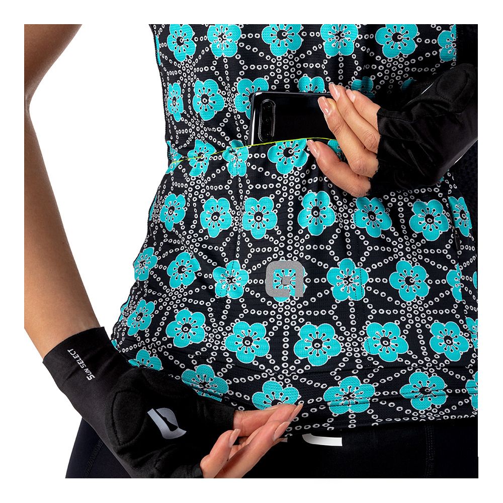 Ale GARDA - Maillot Femme black/turquoise