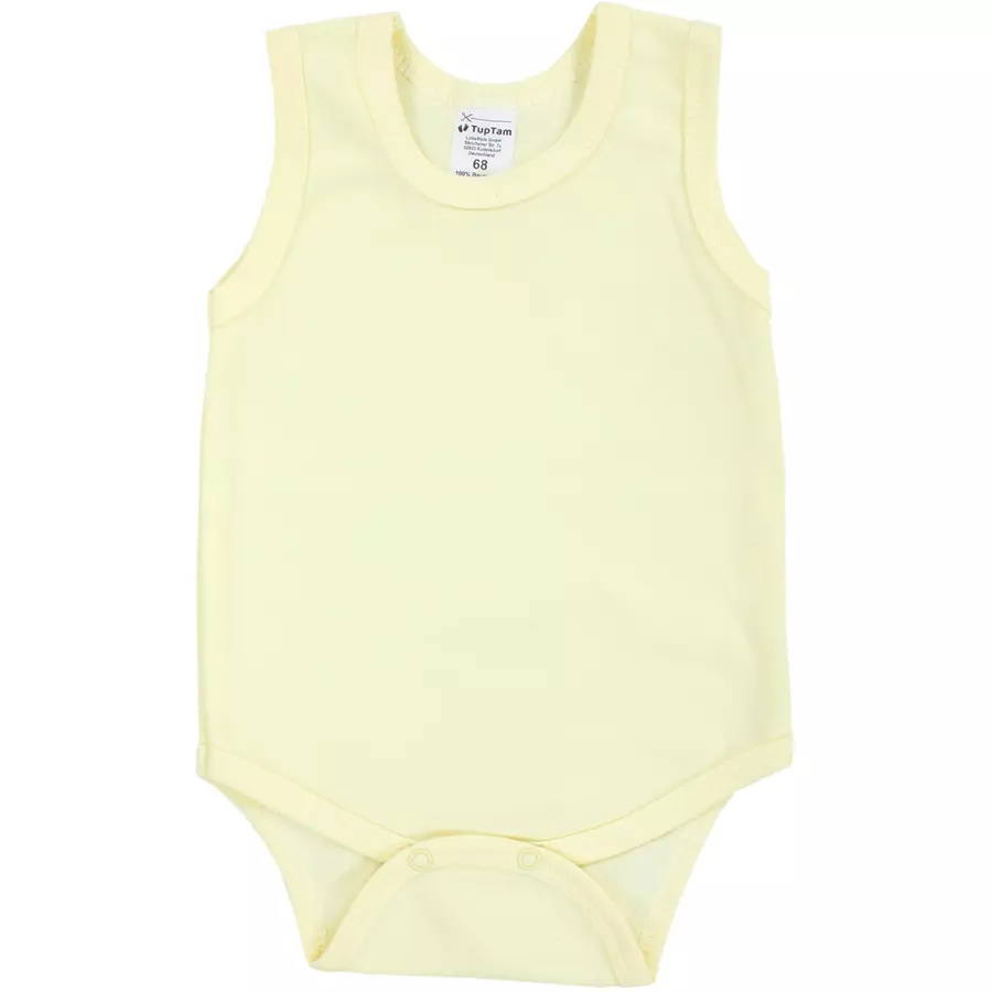 TupTam Baby Mädchen Achselbody 5er Pack rosagelb