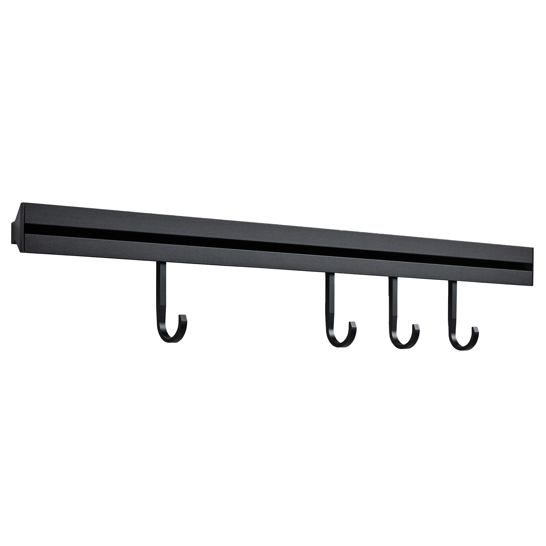 LED-Relingsystem R200 660 - schwarz - 4 Haken