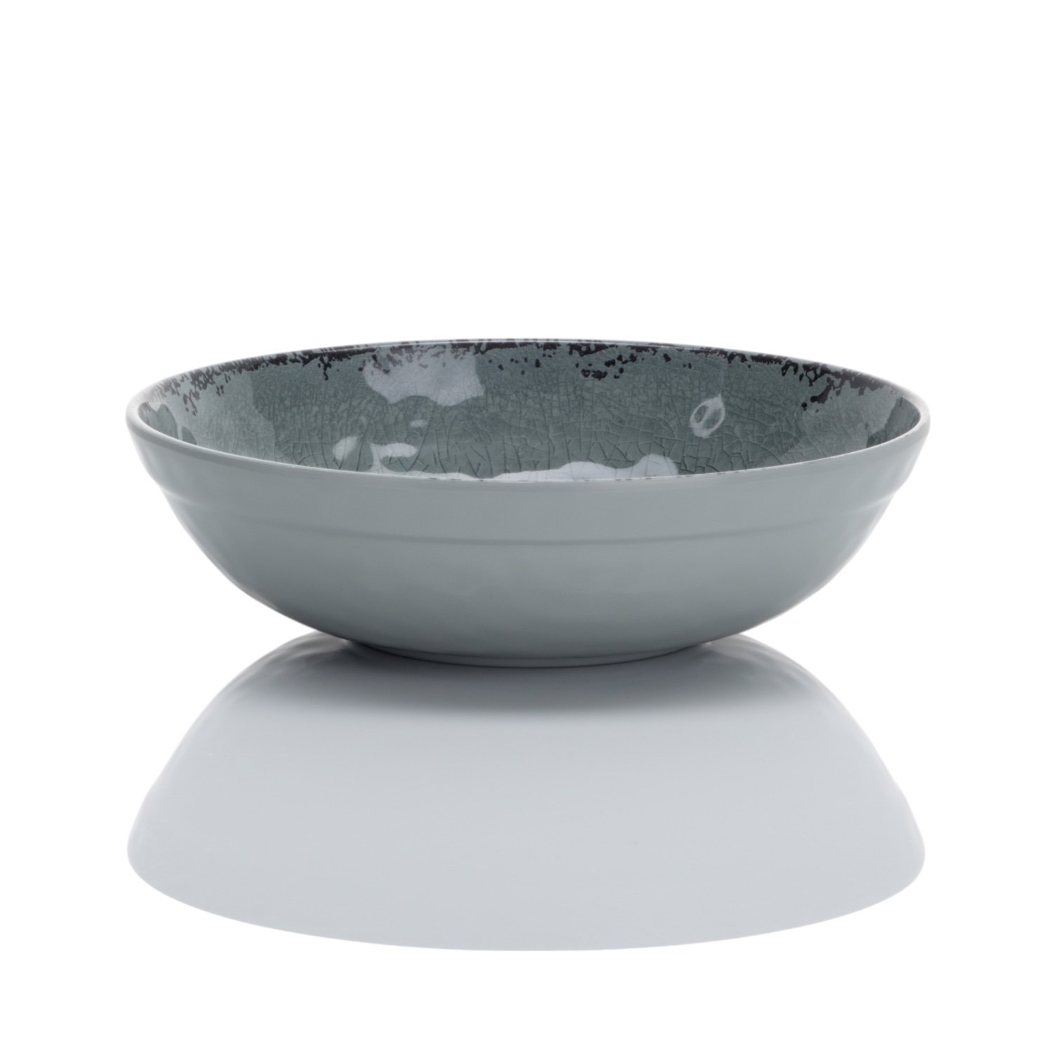 Flamefield Moondust melamine servies 12-delig antislip grijs