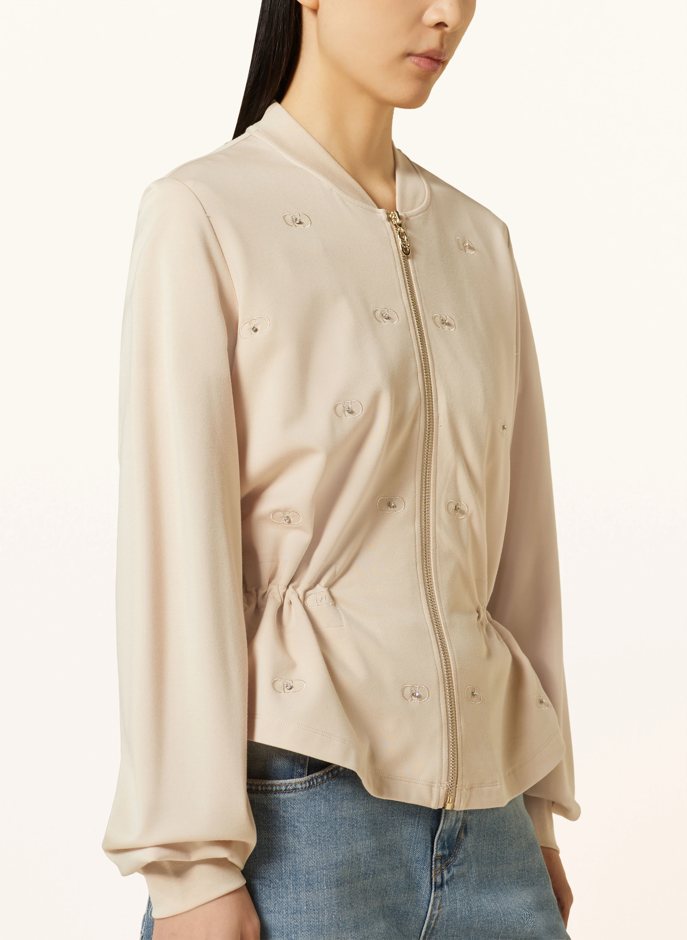 LIU JO Blouson mit Schmucksteinen