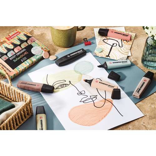 STABILO® BOSS® ORIGINAL NatureCOLORS Textmarker-Sets
