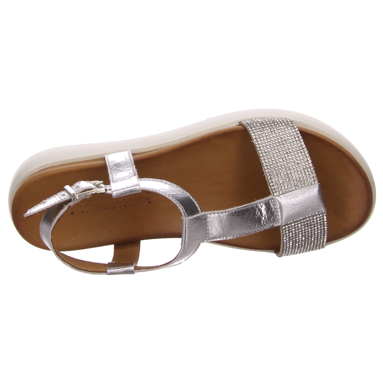 elbandi Sandale silber gold/silber/bronce
