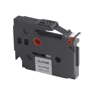 Uprint - Ruban d'étiquettes auto-adhésives pour Brother TZe221 - 1 rouleau (9 mm x 8 m) - fond blanc écriture noire
