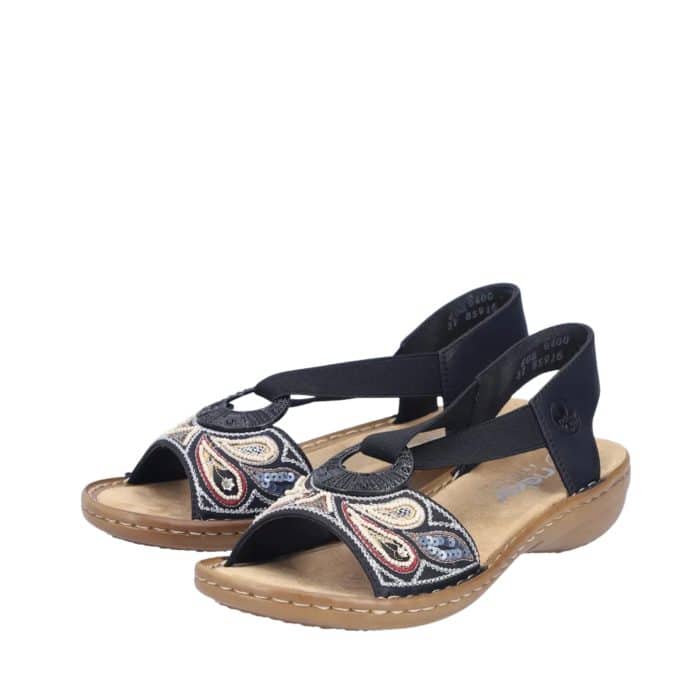Rieker Sandal Dame 608B4-00