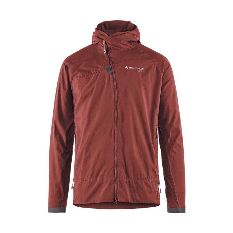 Klättermusen Nal Hooded Jacket Men Madder Red