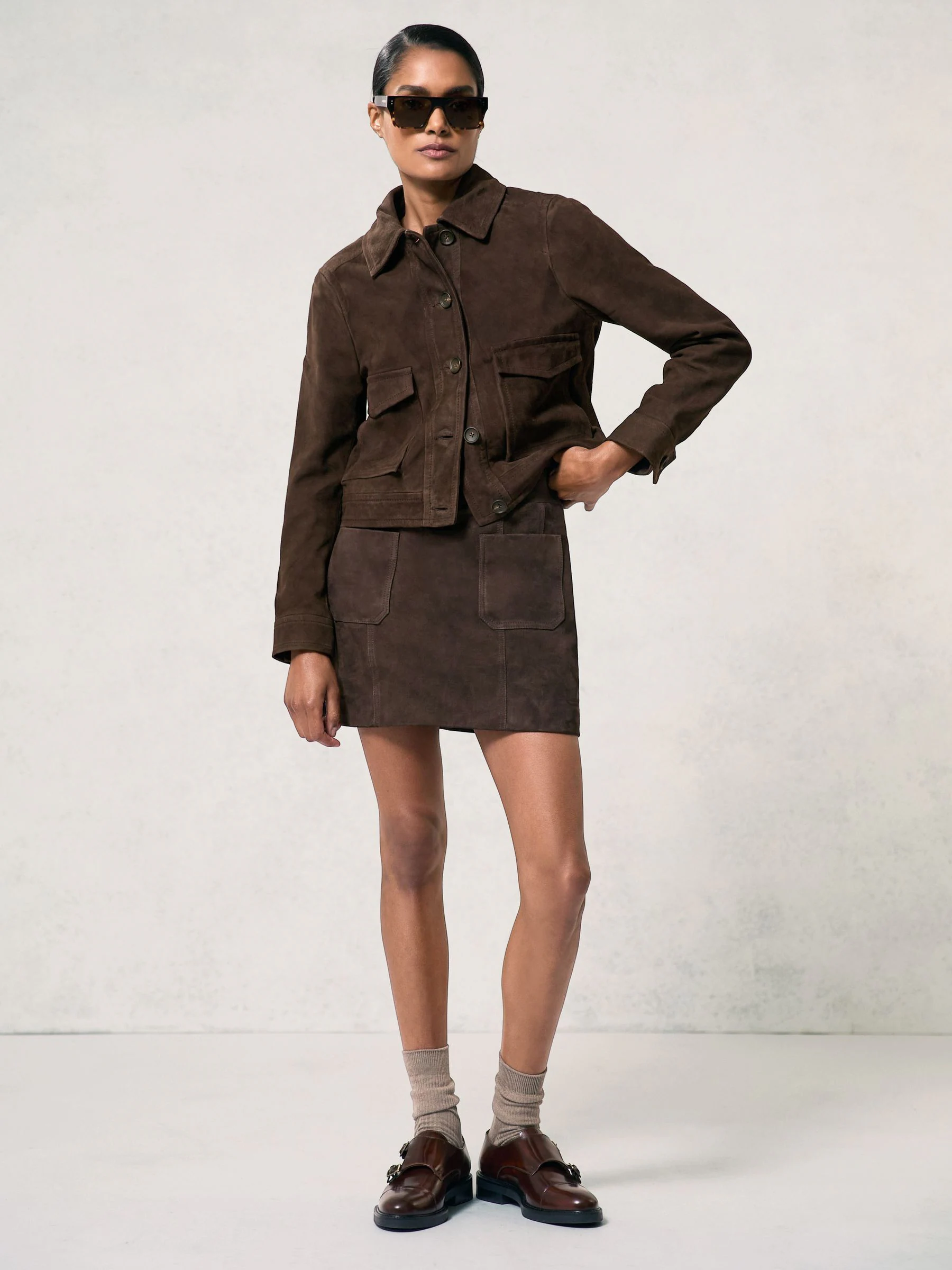 Reiss Hanson suède truckerjack
