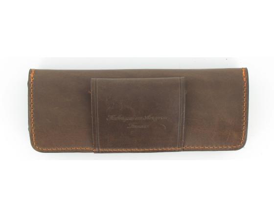 Etui Cuir Tendance 13 cm Marron Etui cuir par Capdebarthes