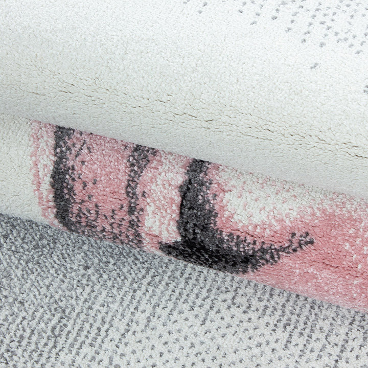 Kindervloerkleed - Bambi Hert Roze | Speels design