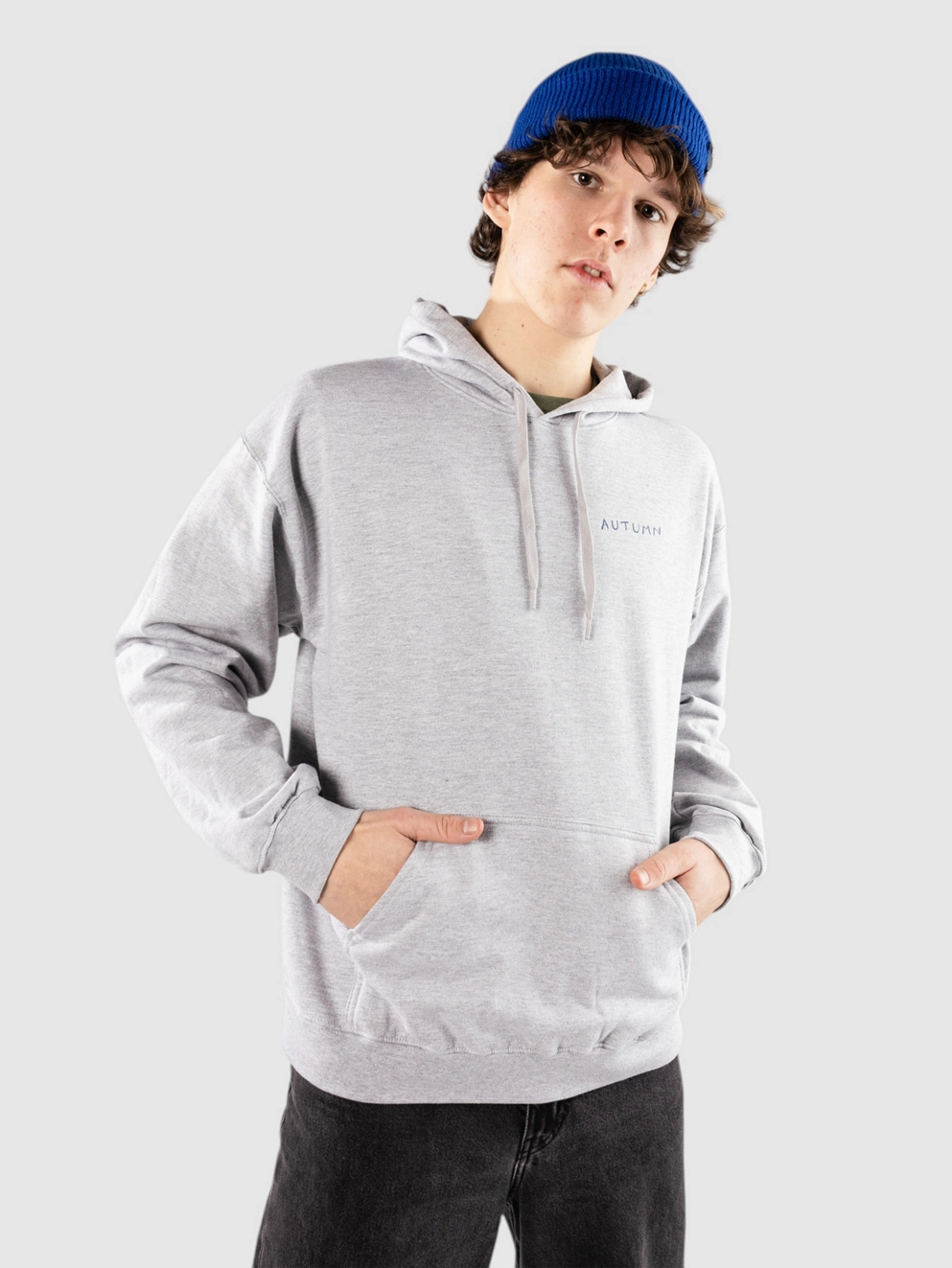 Autumn Headwear Skateboard Man Hoodie heather grey