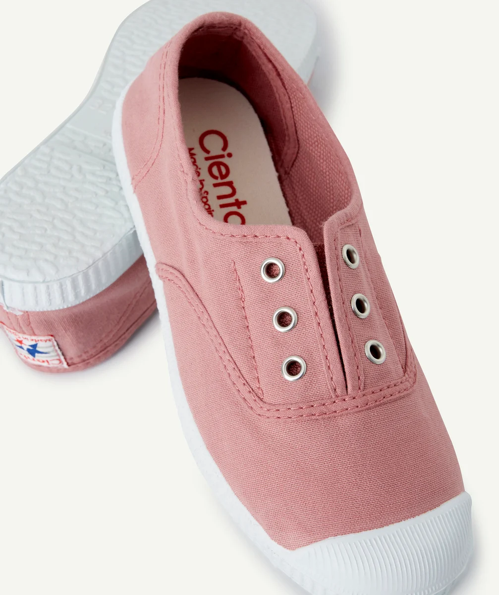 CIENTABASKETS EN TOILE ENFANT ROSES