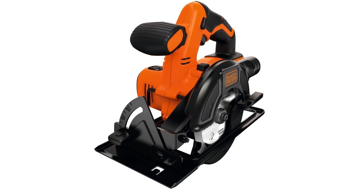 BLACK+DECKER18V 140mm Cirkelzaag BDCCS18N-XJ handcirkelzaag  (Oranje/zwart, Zonder accu en oplader)