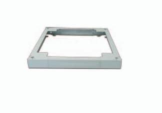 Wirewin SOCKET 800X800, Bunnplate, Sort, Stål, 800 kg, 800 mm, 1000 mm