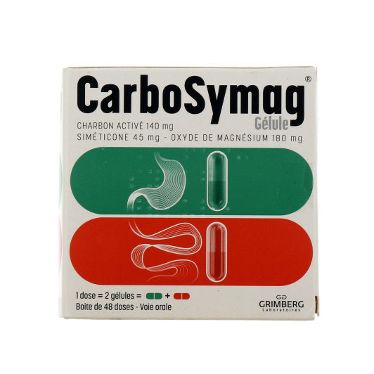 Carbosymag - Brûlure d'estomac, ballonnements