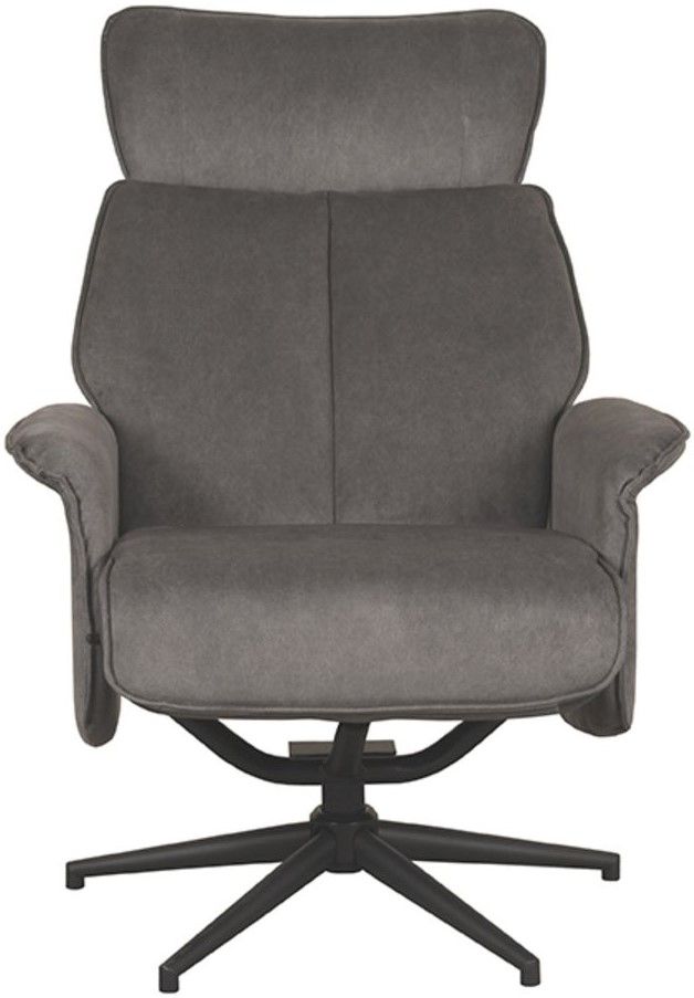 Relaxfauteuil Antraciet Cosmo CH-73.026 Verdal B77 x D79 x H109 cm