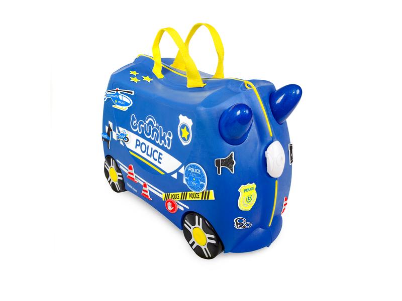 Trunki Reisetrolley Polizei Blau Reisekoffer für Kinder