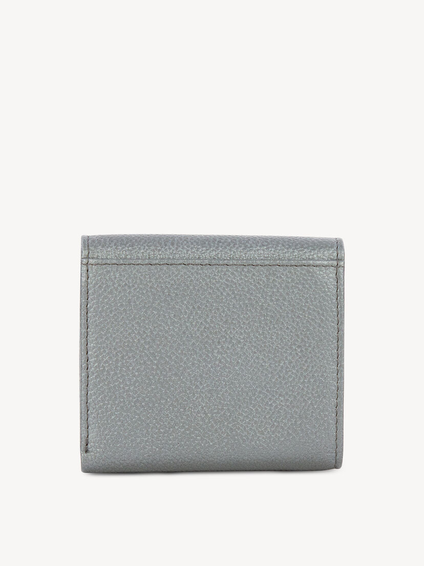 Leren Portemonnee - zilver
