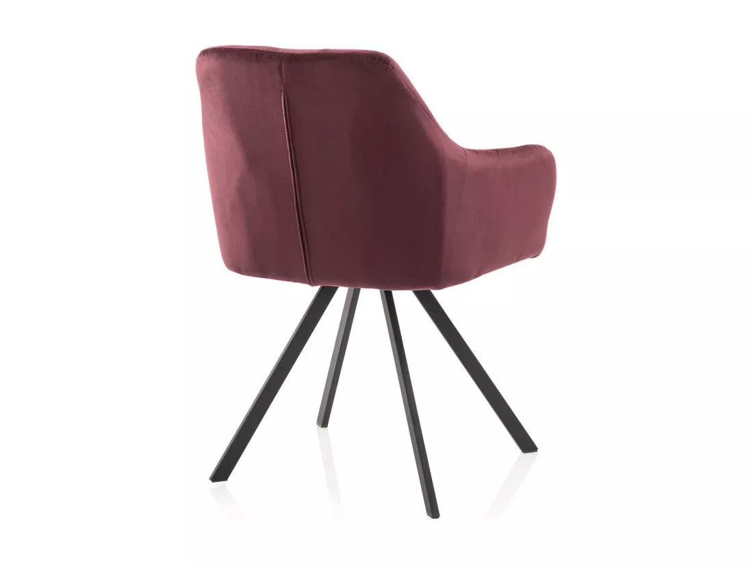 Set de 2 Fauteuils ALEXA merlot