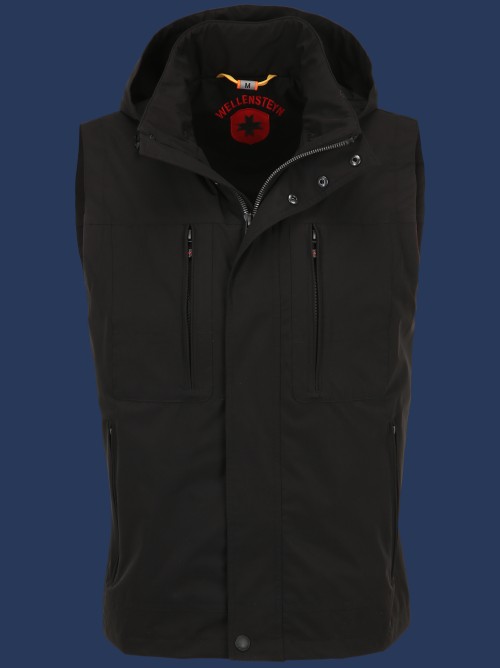 Golfweste PolyAirLite, Schwarz