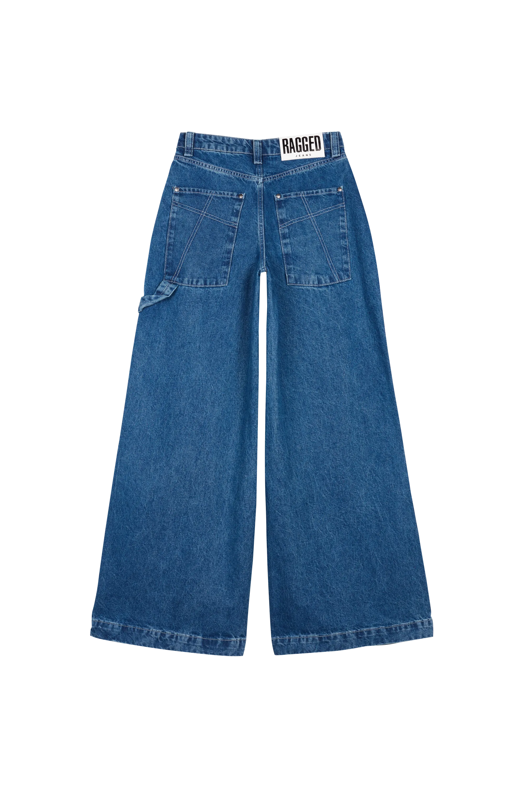 RAGGED PRIEST Jean Sweeper Bleu